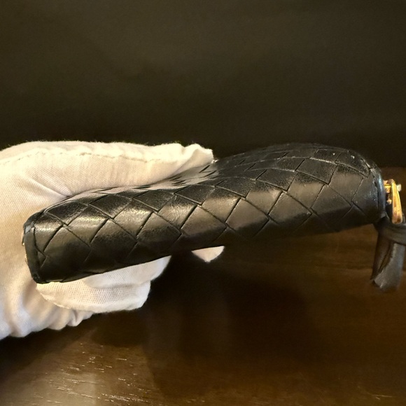 Bottega Veneta Black Intrecciato Coin Purse - Picture 7 of 10